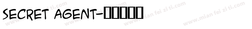 Secret Agent字体转换